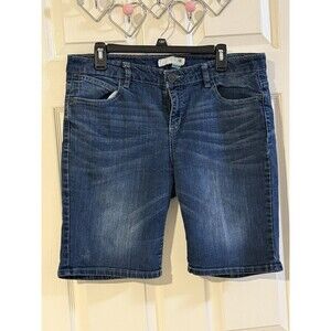 Vintage Route 66 Denim Jean Shorts Womens Size 12 Y2K Trendy Fashion Summer